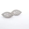 Bottazzi Blondeel Boucles D'Oreilles Diamants En Forme De Marquise Boucles D'Oreilles