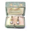 Bottazzi Blondeel Dormeuse Diamants Des Annees 1900 Boucles D'Oreilles