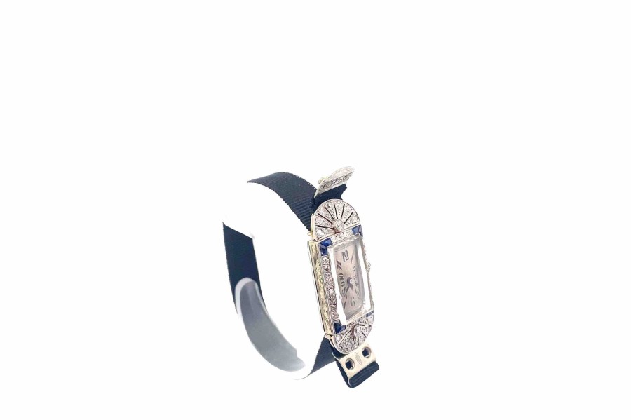 Bottazzi Blondeel Montre Art Deco Diamants Et Saphirs Calibres Montres De Marque