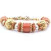 Bottazzi Blondeel Bracelet Italien Corail Et Perles De Culture En Or 18K Bracelets