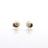 Bottazzi Blondeel Boucles D'Oreilles Puces Diamant En Or Jaune Boucles D'Oreilles