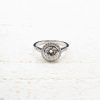 Bottazzi Blondeel Bague Diamant Entourage Vintage En Platine Bagues Vintage Et De Creation