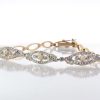 Bottazzi Blondeel Bracelet Art Deco Diamants Et Perles En Or Et Platine Bracelets