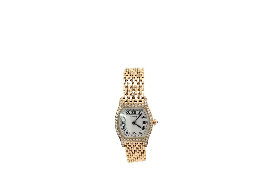 Bottazzi Blondeel Montre Cartier Tortue Or Et Diamants Montres De Marque