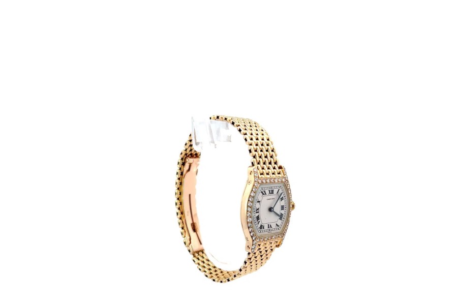 Bottazzi Blondeel Montre Cartier Tortue Or Et Diamants Montres De Marque