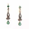 Bottazzi Blondeel Boucles D'Oreilles Emeraudes Et Diamants Boucles D'Oreilles