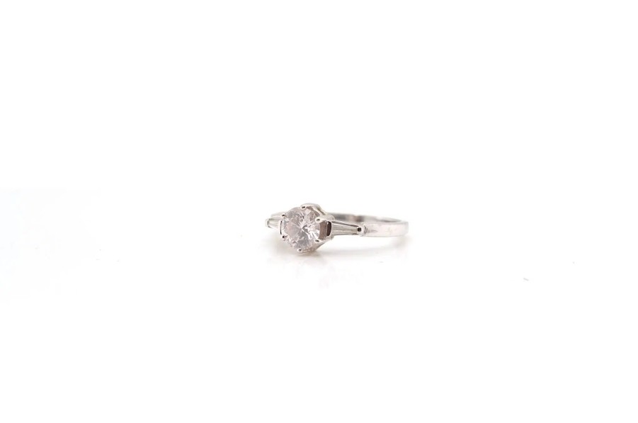 Bottazzi Blondeel Bague Solitaire Diamant En Platine Solitaire Diamants