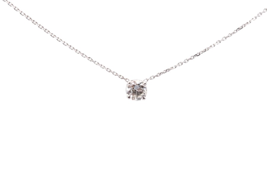 Bottazzi Blondeel Collier Pendentif Diamant En Or Blanc Colliers