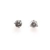 Bottazzi Blondeel Diamants Puces D'Oreilles En Or Blanc Boucles D'Oreilles