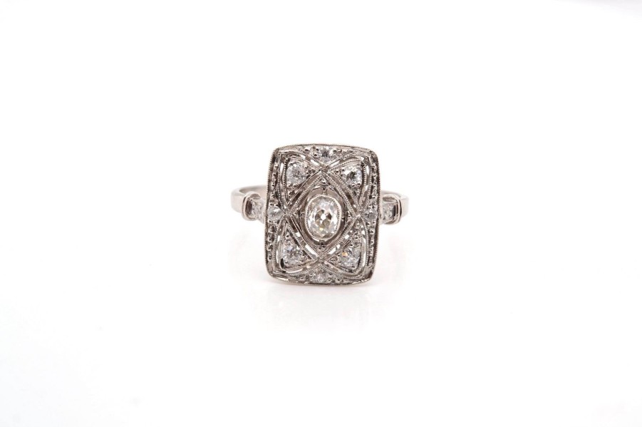 Bottazzi Blondeel Bague Diamants De Style Art Deco Bagues Art Deco