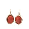 Bottazzi Blondeel Boucles D'Oreilles Corail En Or 18K Boucles D'Oreilles