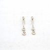 Bottazzi Blondeel Boucles D'Oreilles Diamants Email Et Or Jaune 18K Boucles D'Oreilles