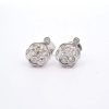 Bottazzi Blondeel Boucles D'Oreilles Diamants En Platine Boucles D'Oreilles