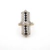 Bottazzi Blondeel Bague Art Deco Onyx Et Diamants Bagues Art Deco