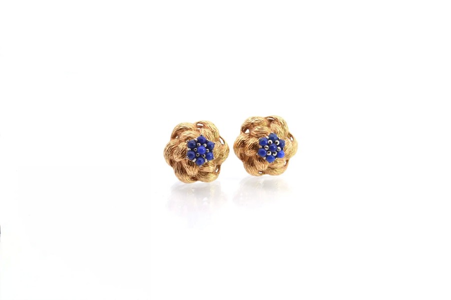 Bottazzi Blondeel Boucles D'Oreilles Chaumet Lapis Lazuli Boucles D'Oreilles